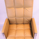 Beige Leather Stylish Visitors Chair - ZV-B310