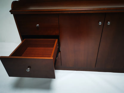 Light Walnut Real Wood Veneer Cupboard - 2K01-L