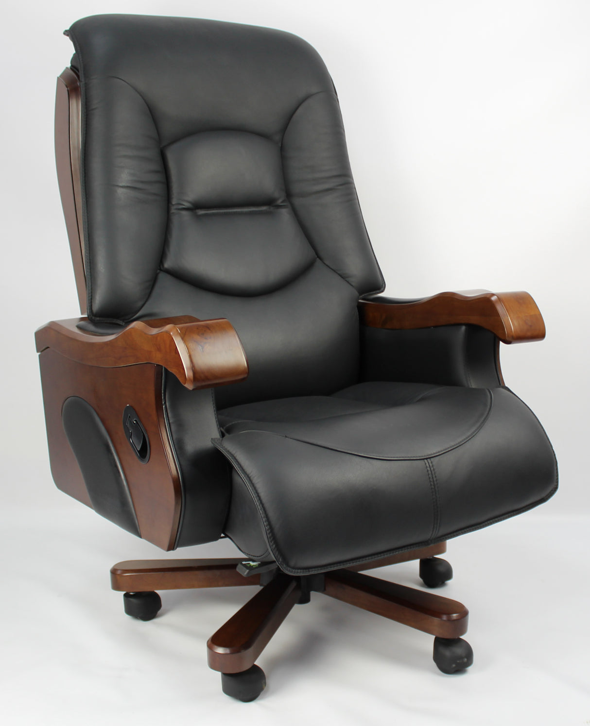 Luxury Genuine Black Leather Executive Chair EDE-CHA-FD5A1