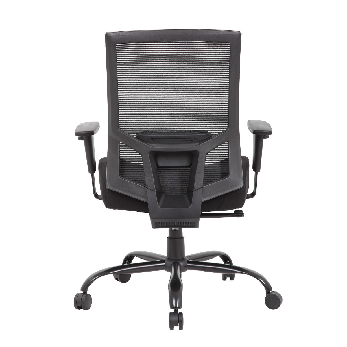 Isla Heavy Duty Black Mesh Back and Fabric Seat - Up to 27 Stone