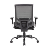 Isla Heavy Duty Black Mesh Back and Fabric Seat - Up to 27 Stone
