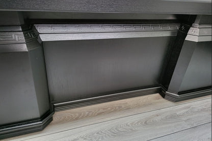 Substantial Traditional Executive Office Desk with Pedestal and Return - 2400mm to 3200mm - K4J261