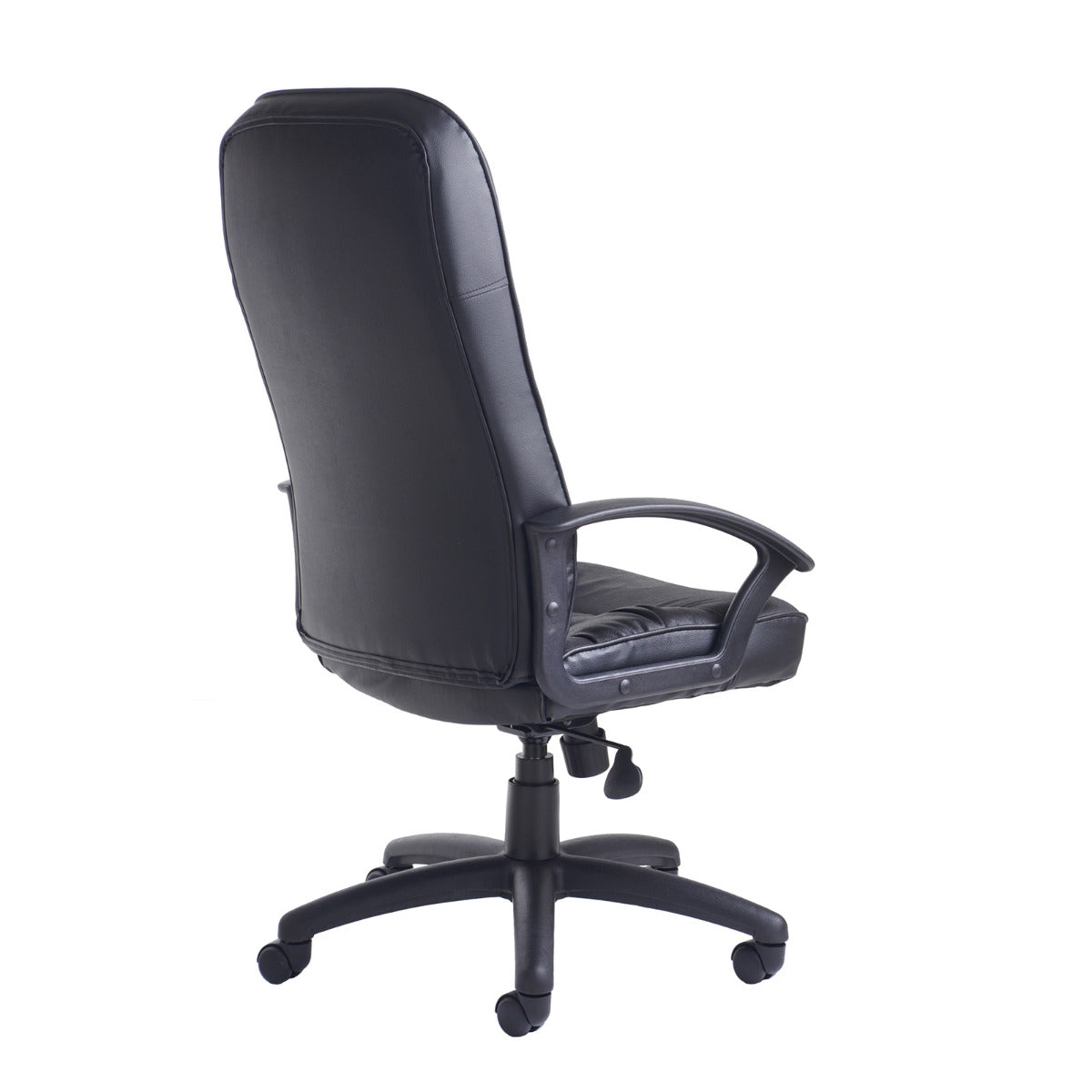 King High Back Leather Faced Office Chair