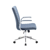 Martinez Grey Fabric Office Chair