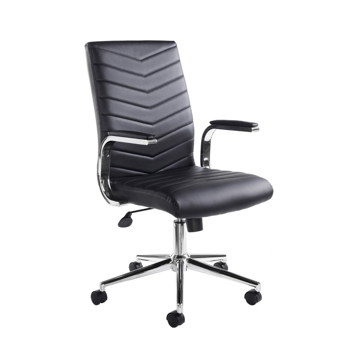 Martinez Black Faux Leather Office Chair