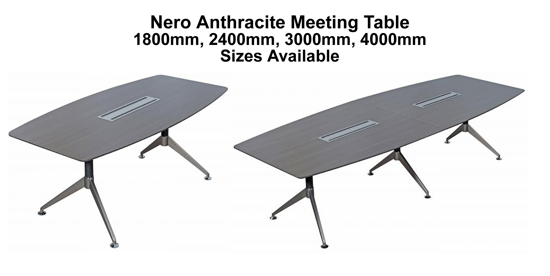 Black meeting outlet table