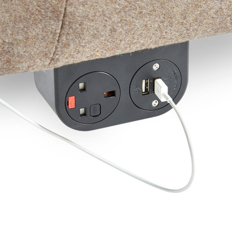 Phase Multi Surface Power Module - 1 UK Socket - 1 USB A - 1 USB C - Black or White Option