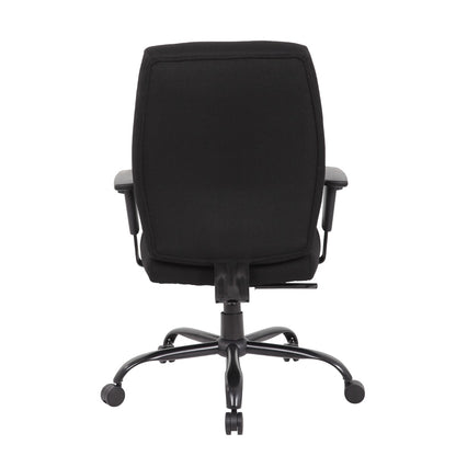 Porter Heavy Duty Black Fabric Operator Office Chair - Up to 27 Stone