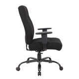 Porter Heavy Duty Black Fabric Operator Office Chair - Up to 27 Stone