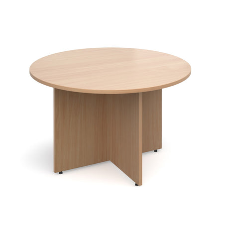 Arrow Head Leg Circular Boardroom Meeting Table