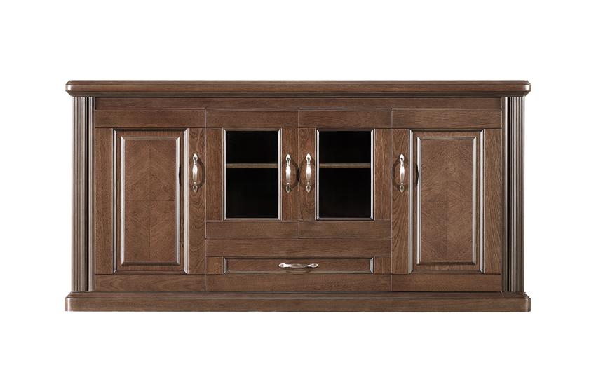 Executive Storage Cupboard Wood & Glass Doors - CUP-K3Y158