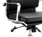 Savoy Black Leather High Back Boardroom Chair