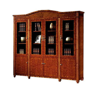 EX SHOWROOM - Premium Solid Wood Executive Bookcase - 2200mm - 0809A