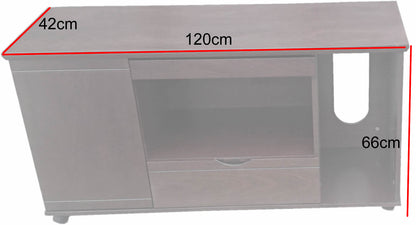 Real Walnut Veneer Executive Office Desk With Pedestal & Return - 1600mm - U57163