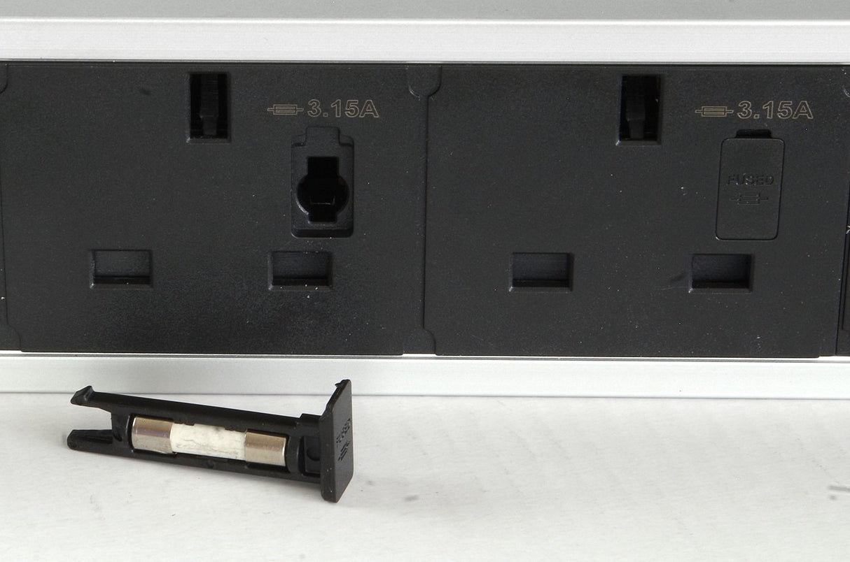 Under Desk Power Extension - 3 Sockets - OOF-UP41